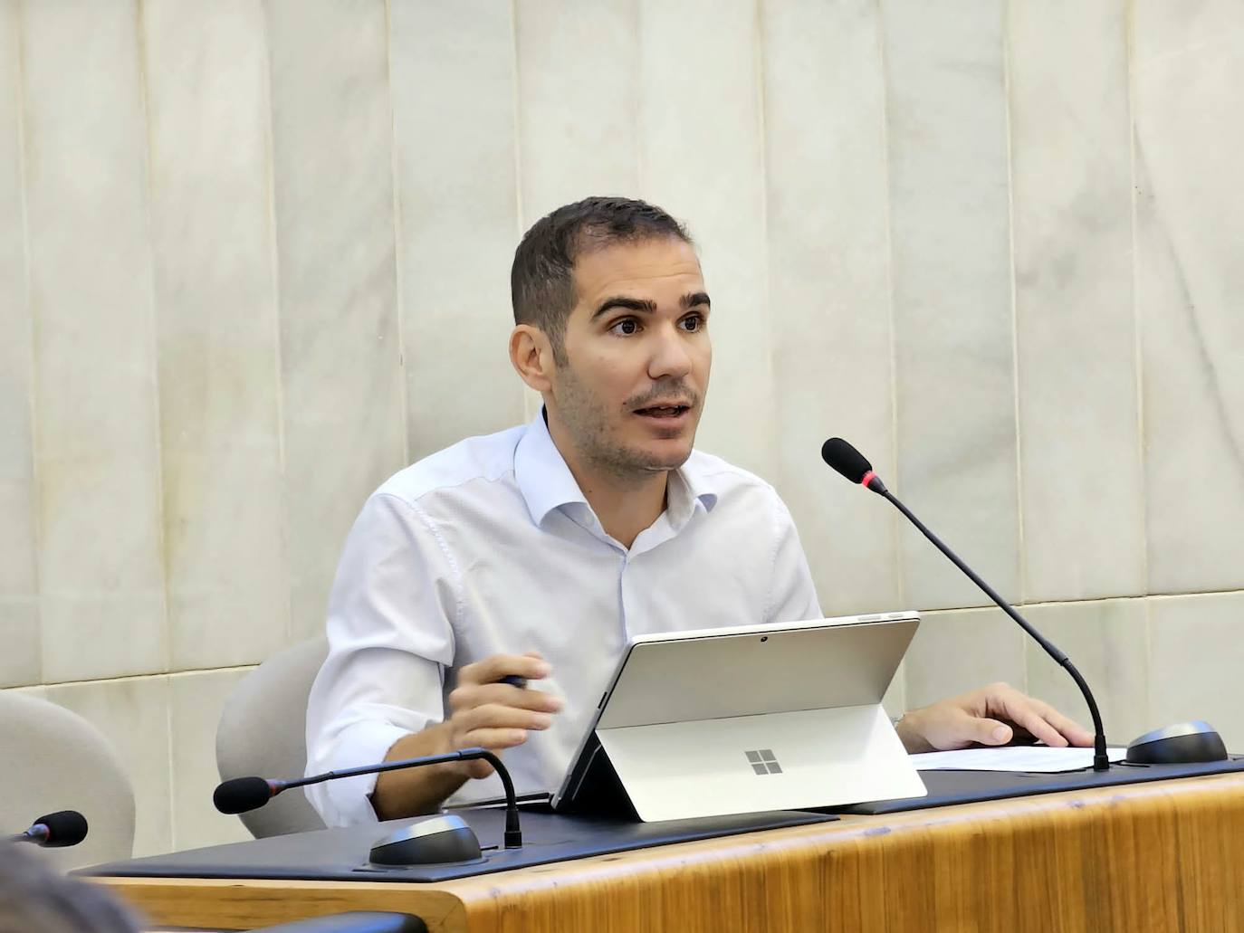 El portavoz de Compromís en la Diputación, Ximo Perles.