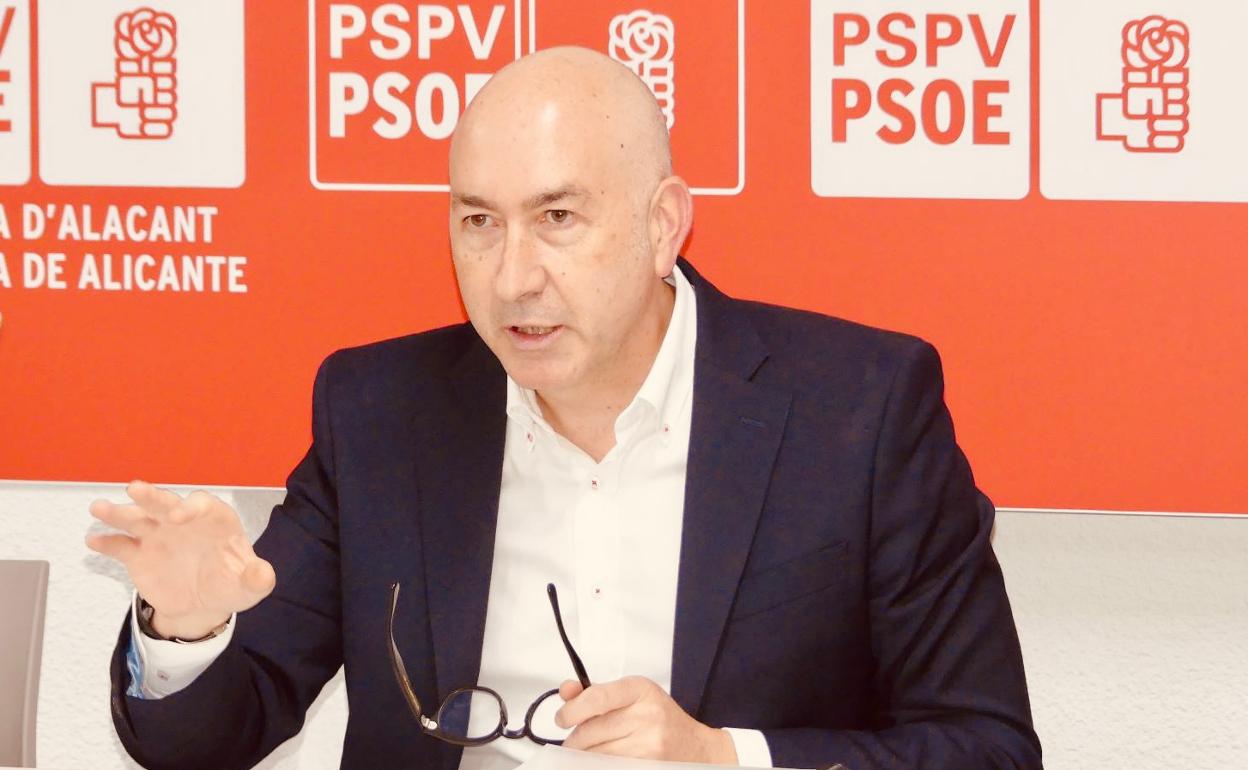 El secretario general del PSPV provincial de Alicante, Alejandro Soler.