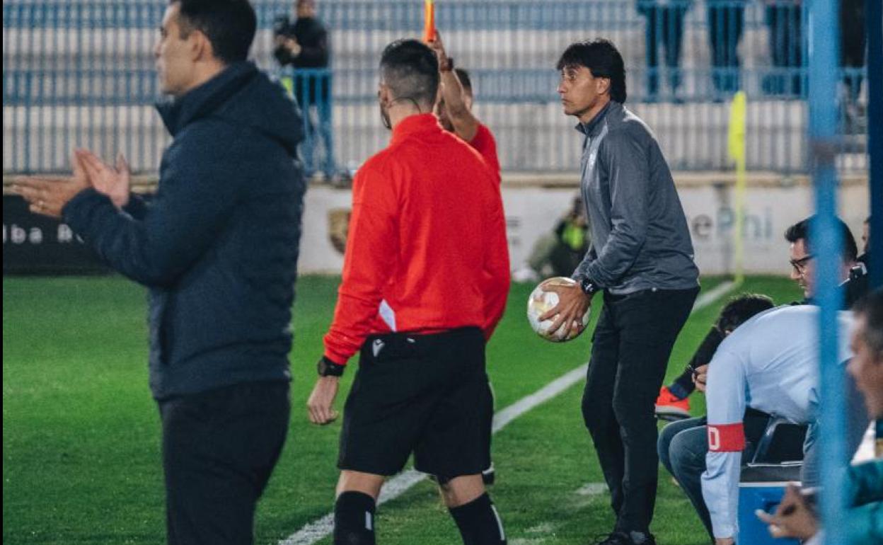 El argentino Gustavo Siviero, durante un partido del Intercity 