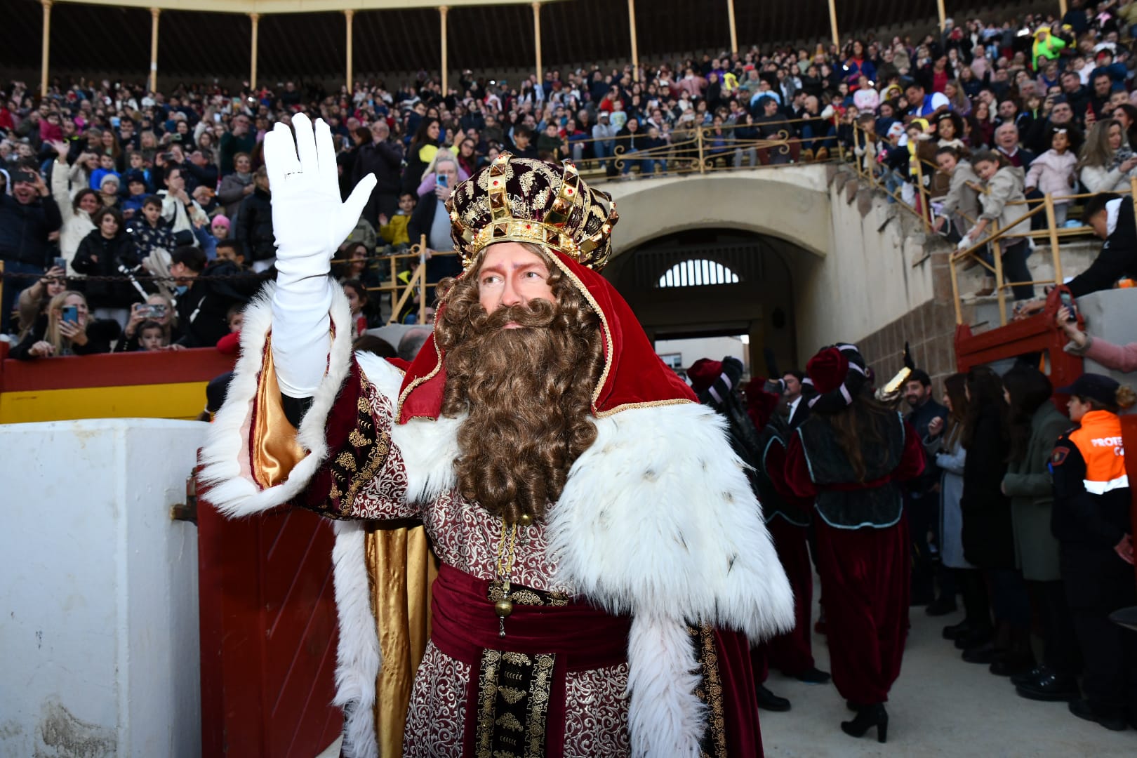 El rey Gaspar en la plaza de Toros de Alicante