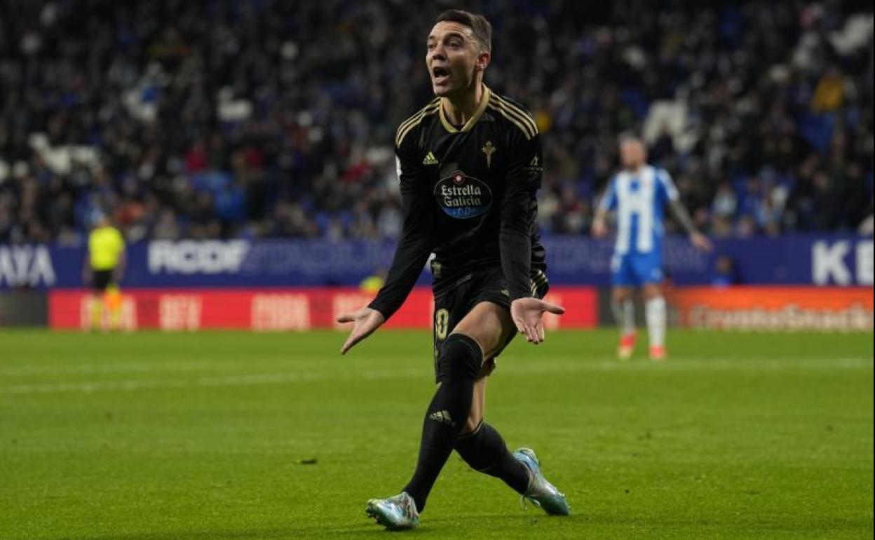 Iago Aspas, principal referencia del Celta 