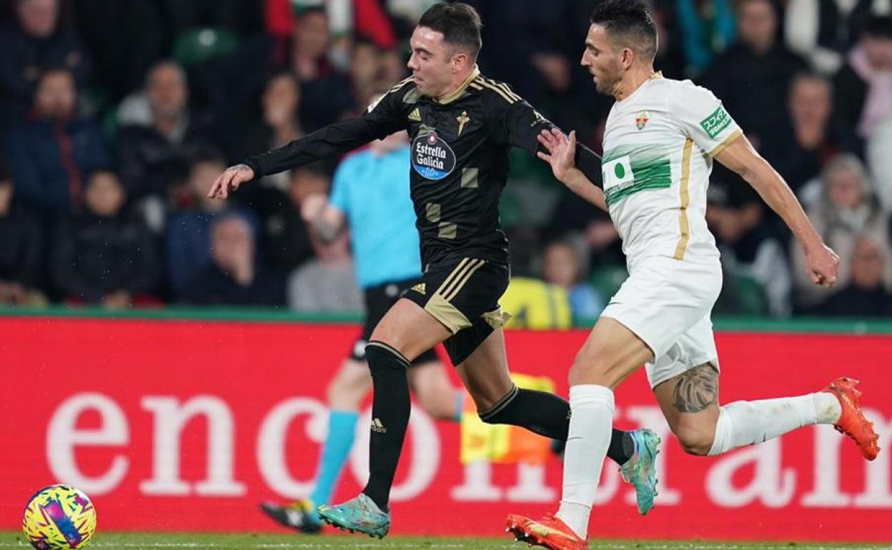 El goleador Iago Aspas se marcha de Bigas 