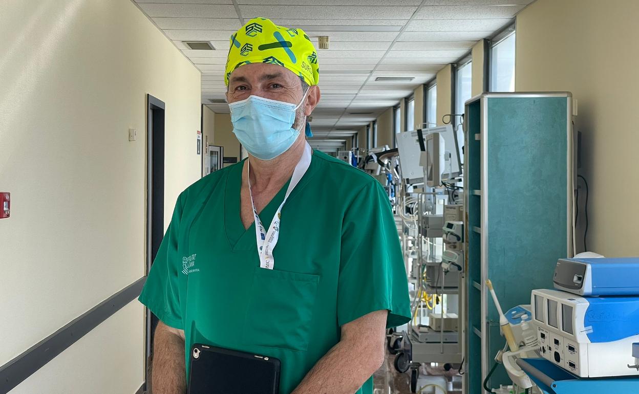 José Amorós Arañó,  jefe del Servicio de Anestesiología y Reanimación del Hospital de Sant Joan 