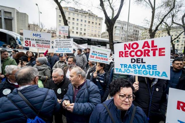 Fotos: Manifestación a favor del Trasvase Tajo-Segura