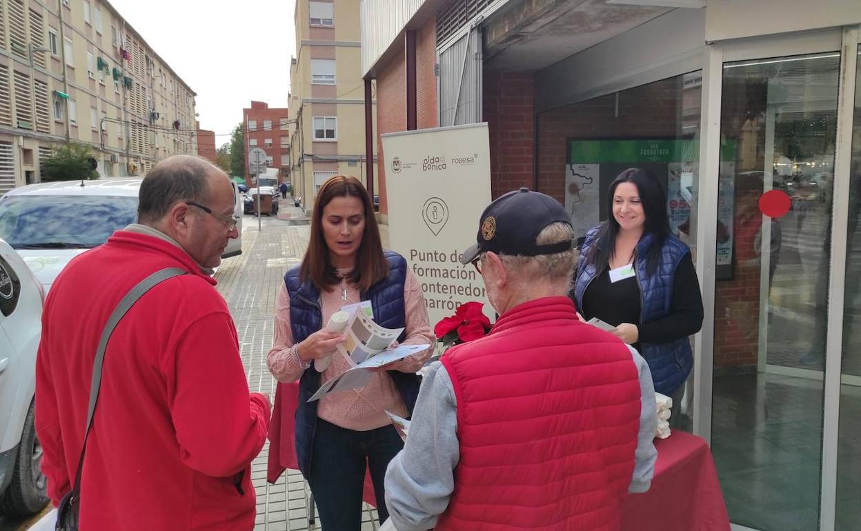 Los educadores ambientales del Ayuntamiento de Elda. 