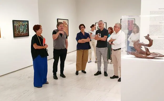 Inauguración de la exposición 'Arte en una tierra baldía 1939 - 1959'.