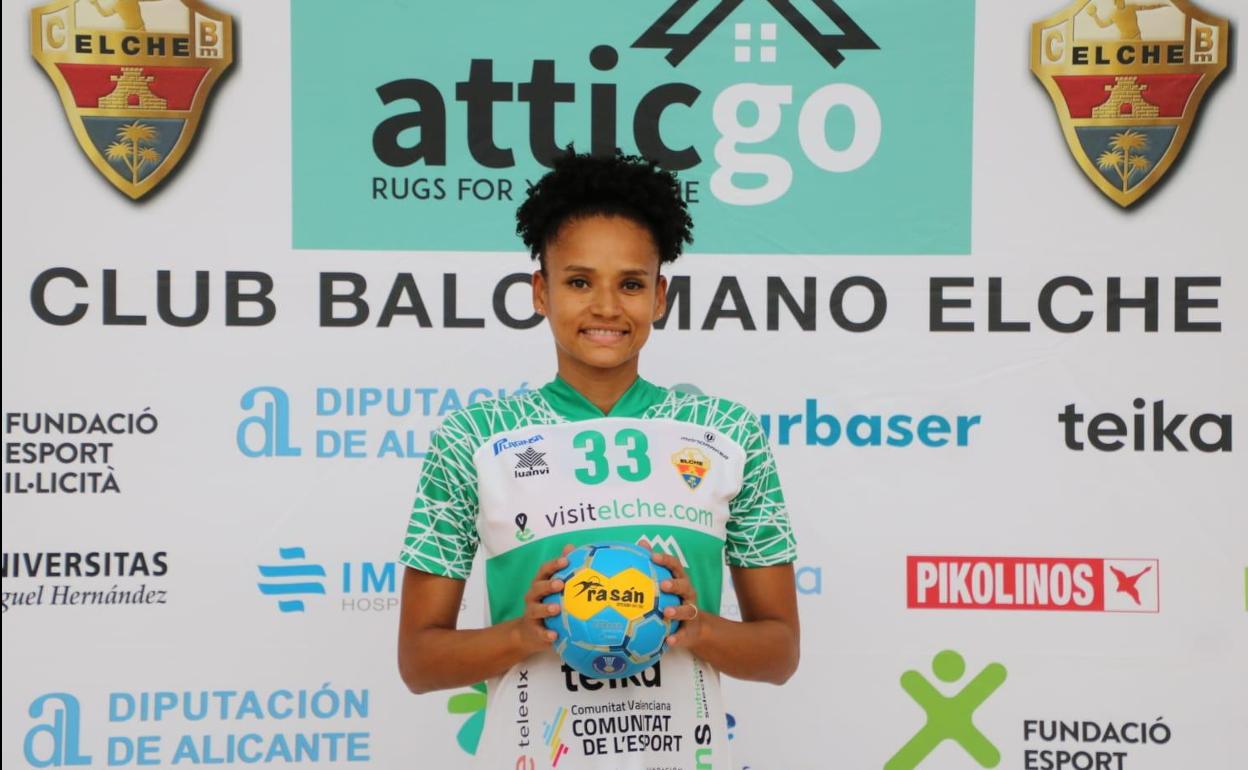 La jugadora brasileña Alexandra Do Nascimento 