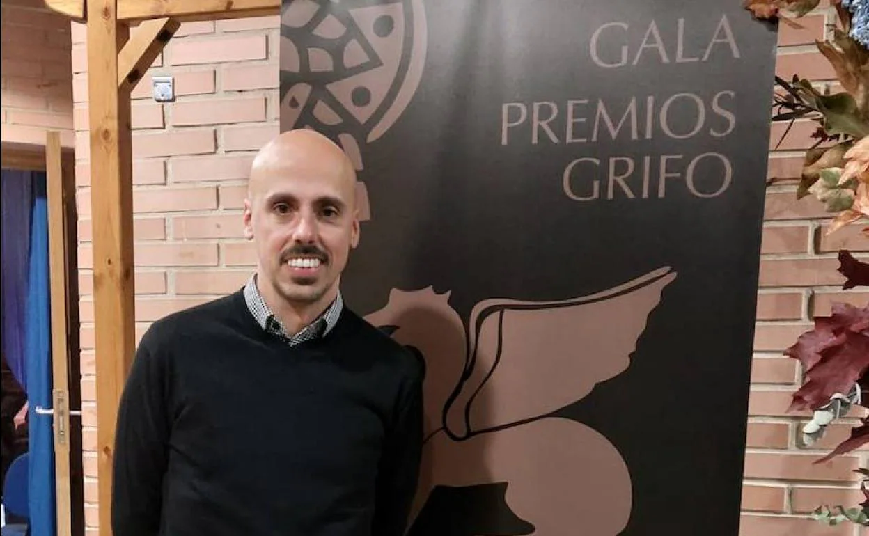 Rubén Ferrer en la gala de los Premios Grifo.