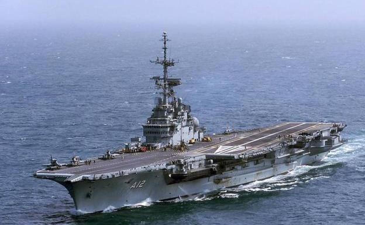 El 'Sao Paulo' en una imagen de archivo, cuando estaba en servicio