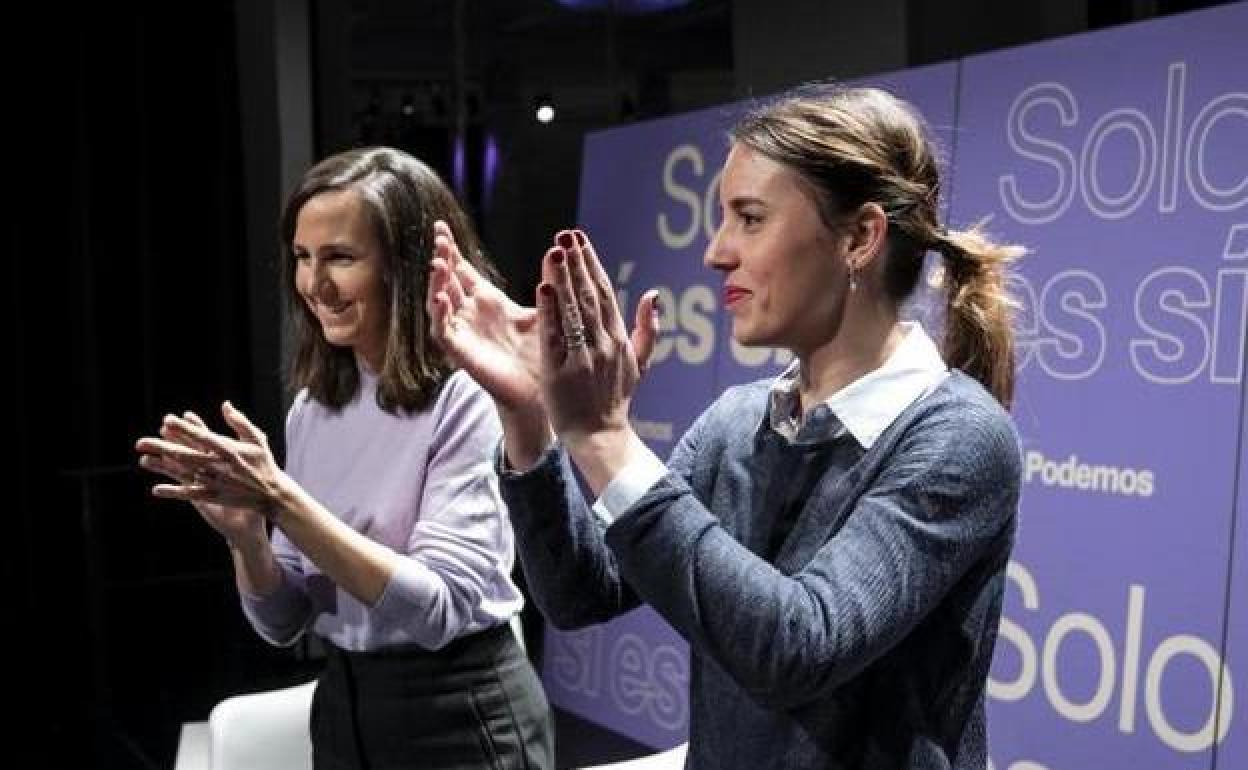 Irene Montero e Ione Belarra