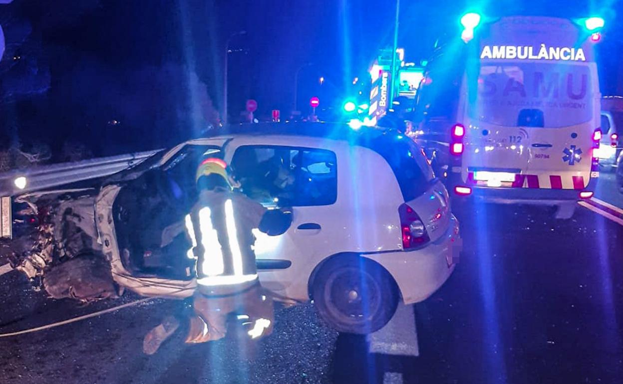 Imagen del accidente