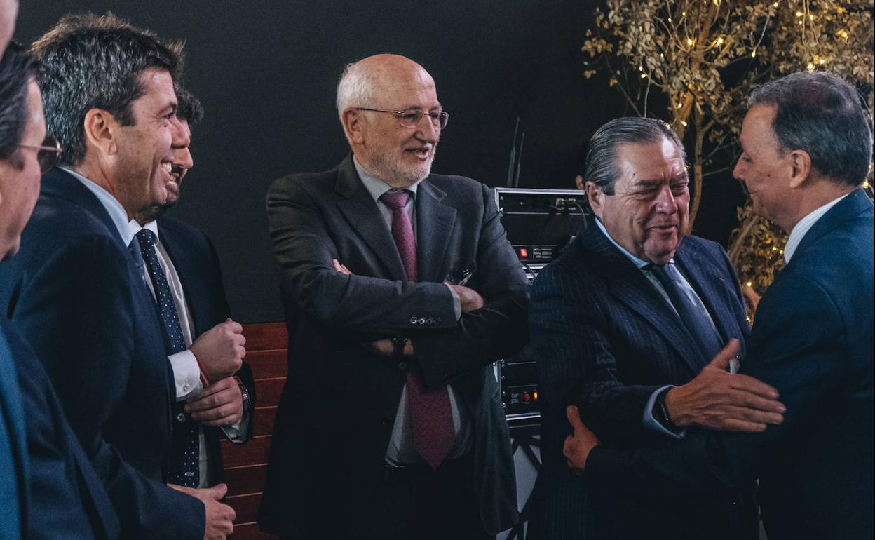 Roig, en el centro de la imagen, en el pleno del AVE celebrado este lunes en Alicante. 