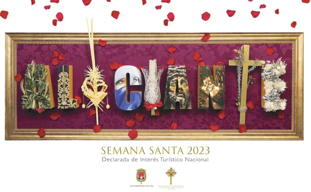 Cartel anunciador de la Semana Santa de Alicante 2023 