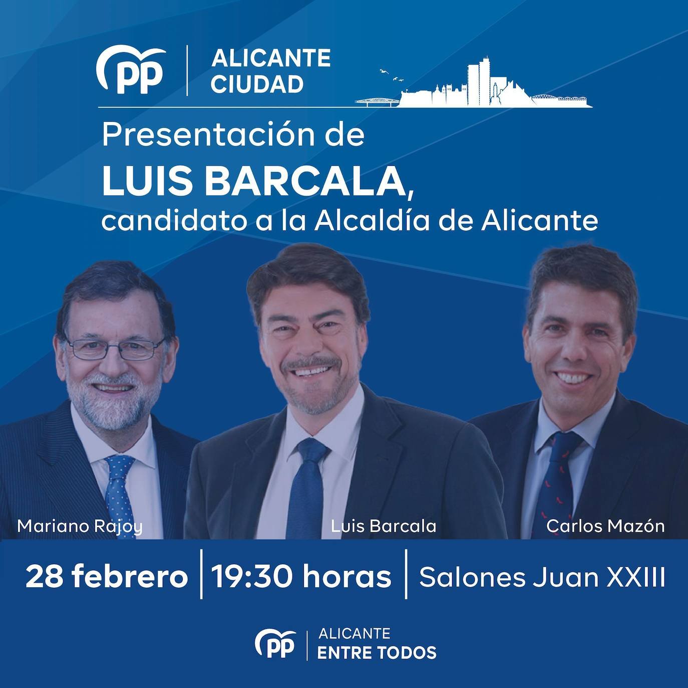 Cartel del acto.