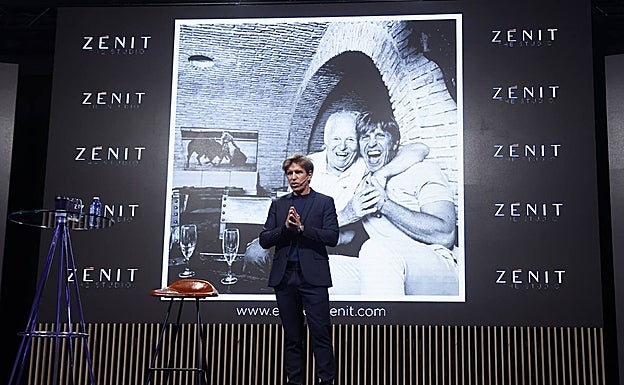 Manuel Díaz, 'El Cordobés', en su comparecencia ante la prensa.