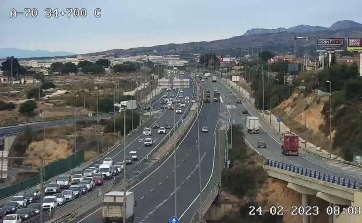 Retenciones en la A-70 