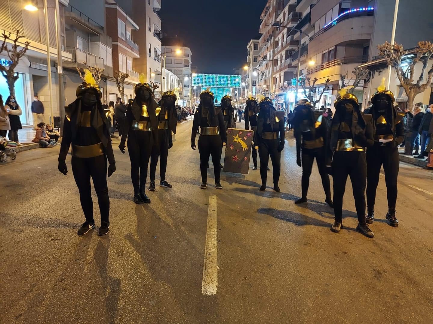 Imagen de archivo de los pajes reales a su paso por Mutxamel.