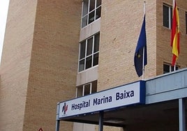 Imagen de la entrada del Hospital comarcal de La Vila Joiosa