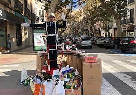 Torró durante un acto de recogida de alimentos, en diciembre de 2019.