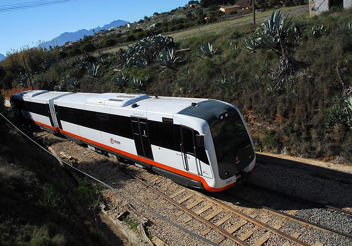 Convoy de la línea 9 del Tram.