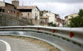 Un guardarraíl en una imagen de archivo.