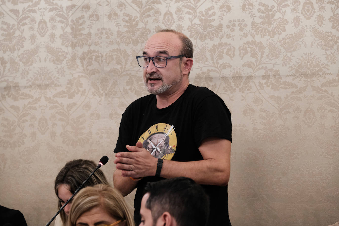 El portavoz de Esquerra Unida-Podem, Manolo Copé.