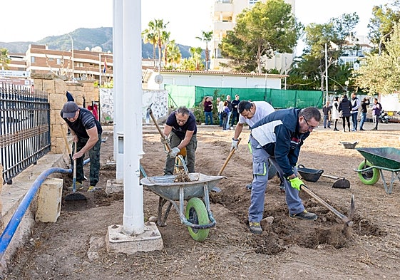 Los trabajos han comenzado en la mañana de este martes.