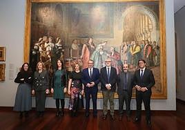 Inauguración de la exposición 'Del trazo neoclásico al espíritu romántico'.