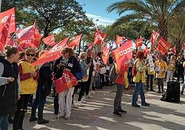 Huelga del sector de la limpieza.