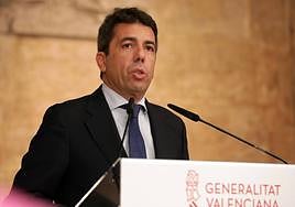 Carlos Mazón, presidente de la Generalitat Valenciana.
