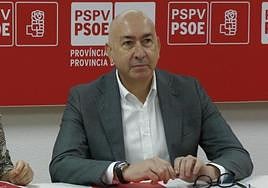 El secretario general del PSPV en la provincia de Alicante, Alejandro Soler.
