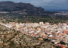 Vista de Pedreguer, una de las localidades alicantinas que cuentan con centro de coworking.