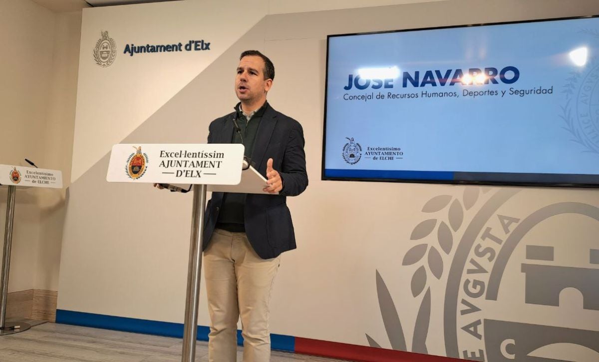 José Navarro, edil de Recursos Humanos de Elche.
