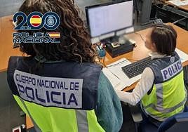 Investigadoras de la Policía Nacional.
