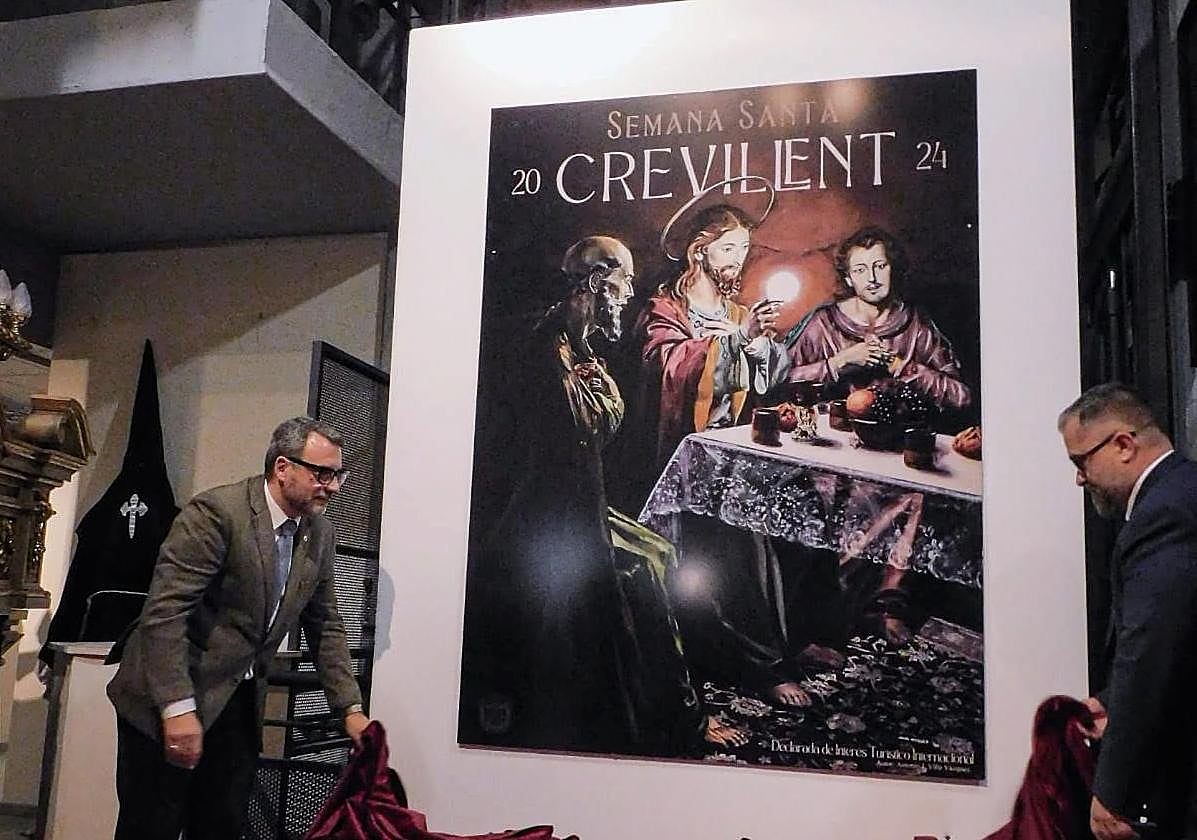 Descubrimiento del cartel.