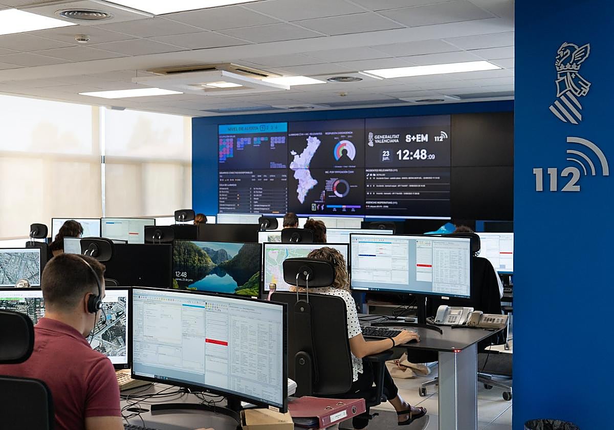 Instalaciones del servicio de Emergencias de la Generalitat.