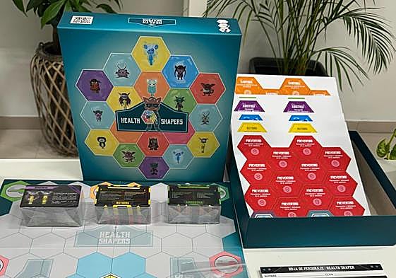Juego de mesa alicantino para promover la salud física y mental de los menores.