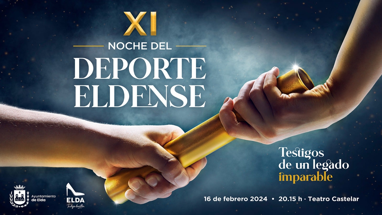 Cartel de la XI Noche del Deporte Eldense.