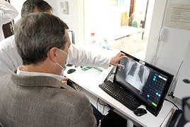 Equipamiento de radiología en el Hospital General de Alicante.