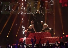 Nebulossa durante su actuación del martes