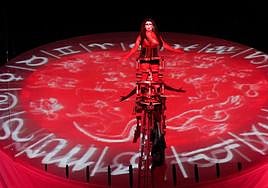 Imagen de la representación de 'Carmina Burana' de La Fura dels Baus.