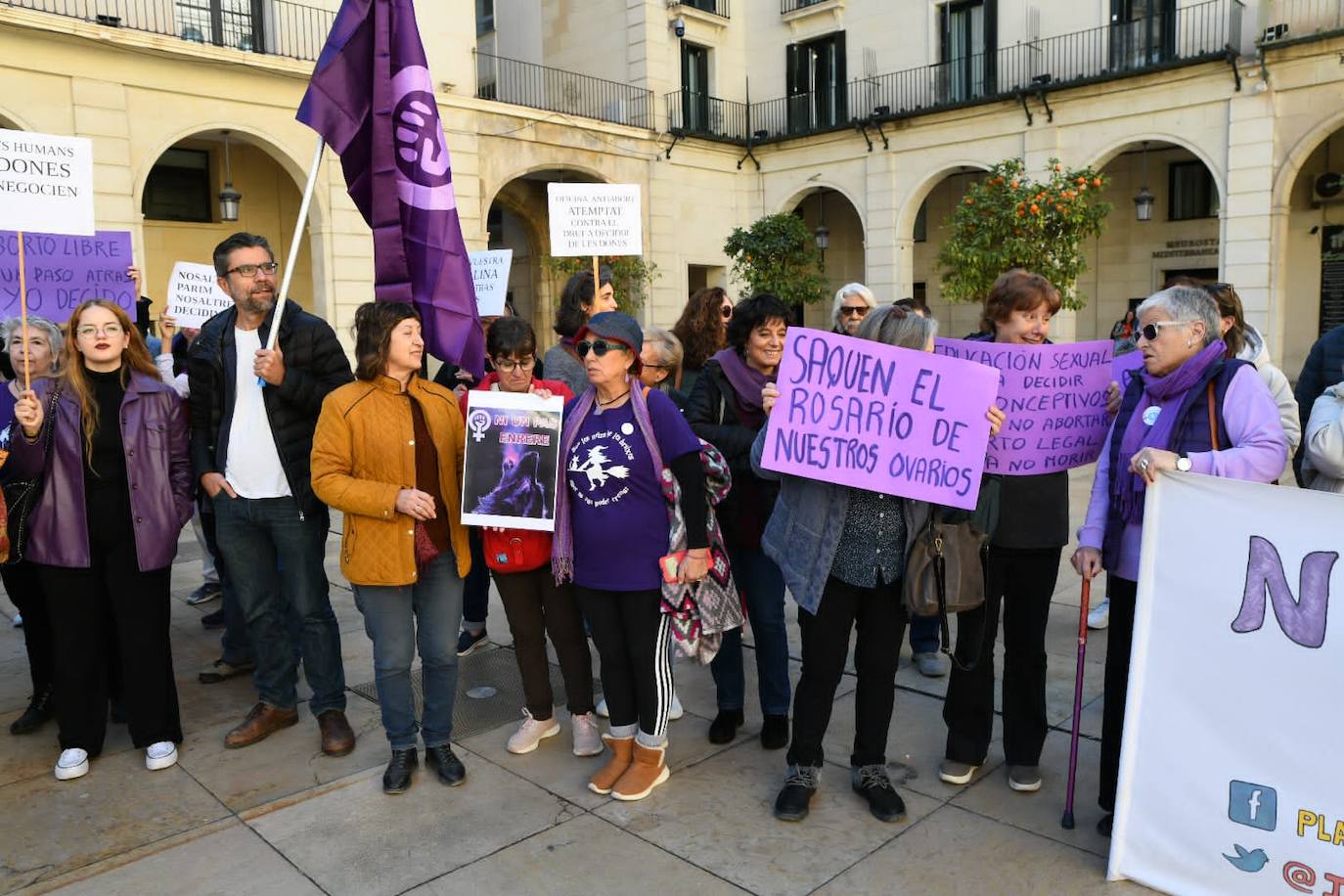 Protesta contra la &#039;oficina antiaborto&#039; de Alicante