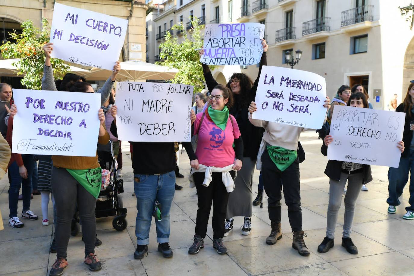 Protesta contra la &#039;oficina antiaborto&#039; de Alicante
