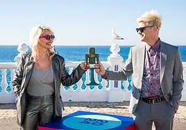 El grupo Nebulossa posa tras ganar el Benidorm Fest 2024.