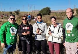 Campaña de reforestación en Monte Orgegia con Villar y Aguilar, junto a voluntarios ambientales.