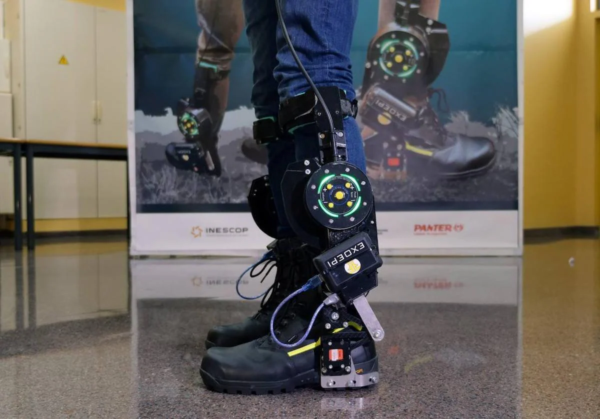 Prototipo de estas botas robóticas.