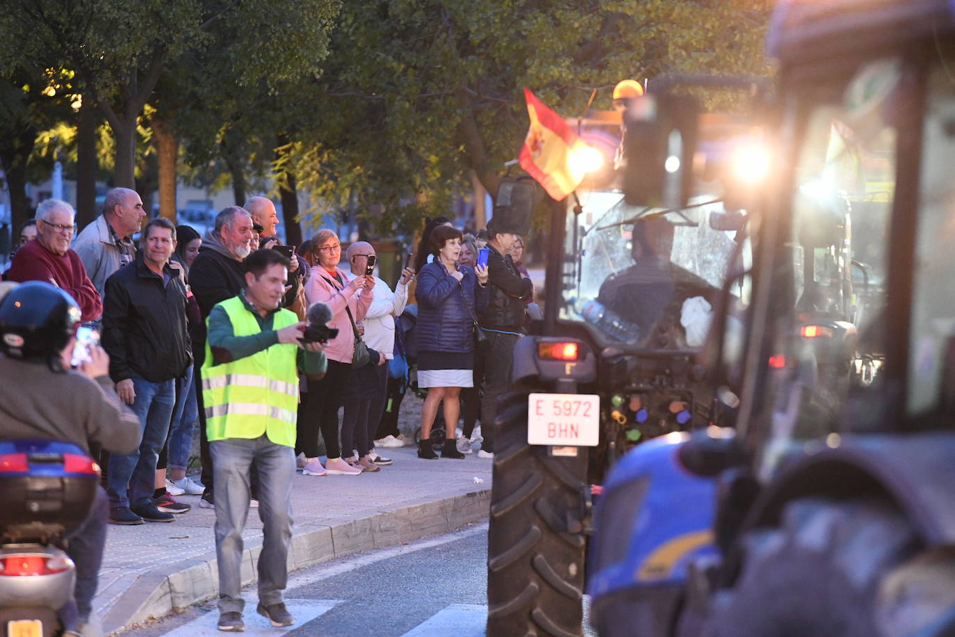 La tractorada de Elche en imágenes