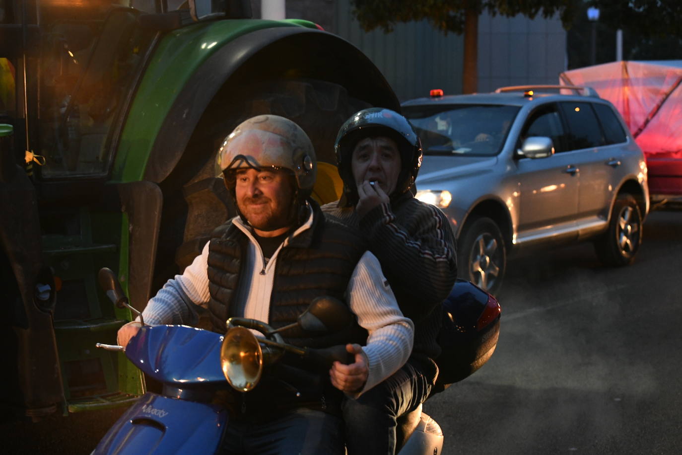 La tractorada de Elche en imágenes