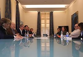 Reunión Generalitat, Diputación y Gobierno de Murcia en defensa del trasvase.