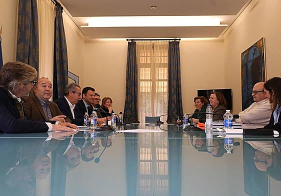 Reunión Generalitat, Diputación y Gobierno de Murcia en defensa del trasvase.